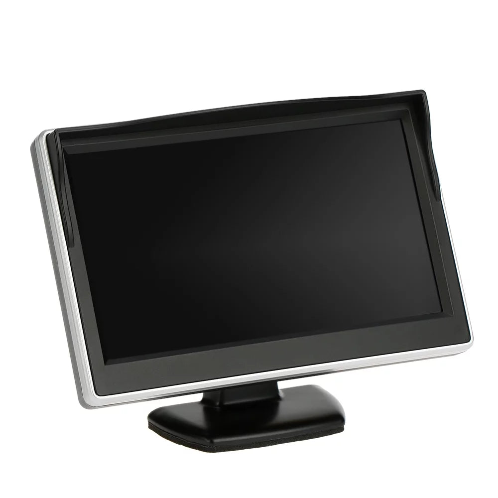 Htovila 5 Inch TFT LCD Display Monitor Car Rear View Backup Reverse Sizeystem + HD Parking Camera