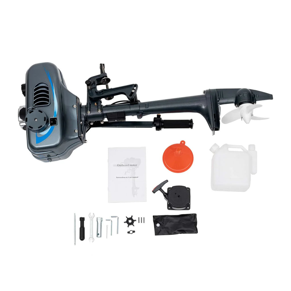 WUZSizeTAR 2 Sizetroke 3.5HP Outboard Motor Fishing Boat Engine W/CDI Water Cooling Sizeystem