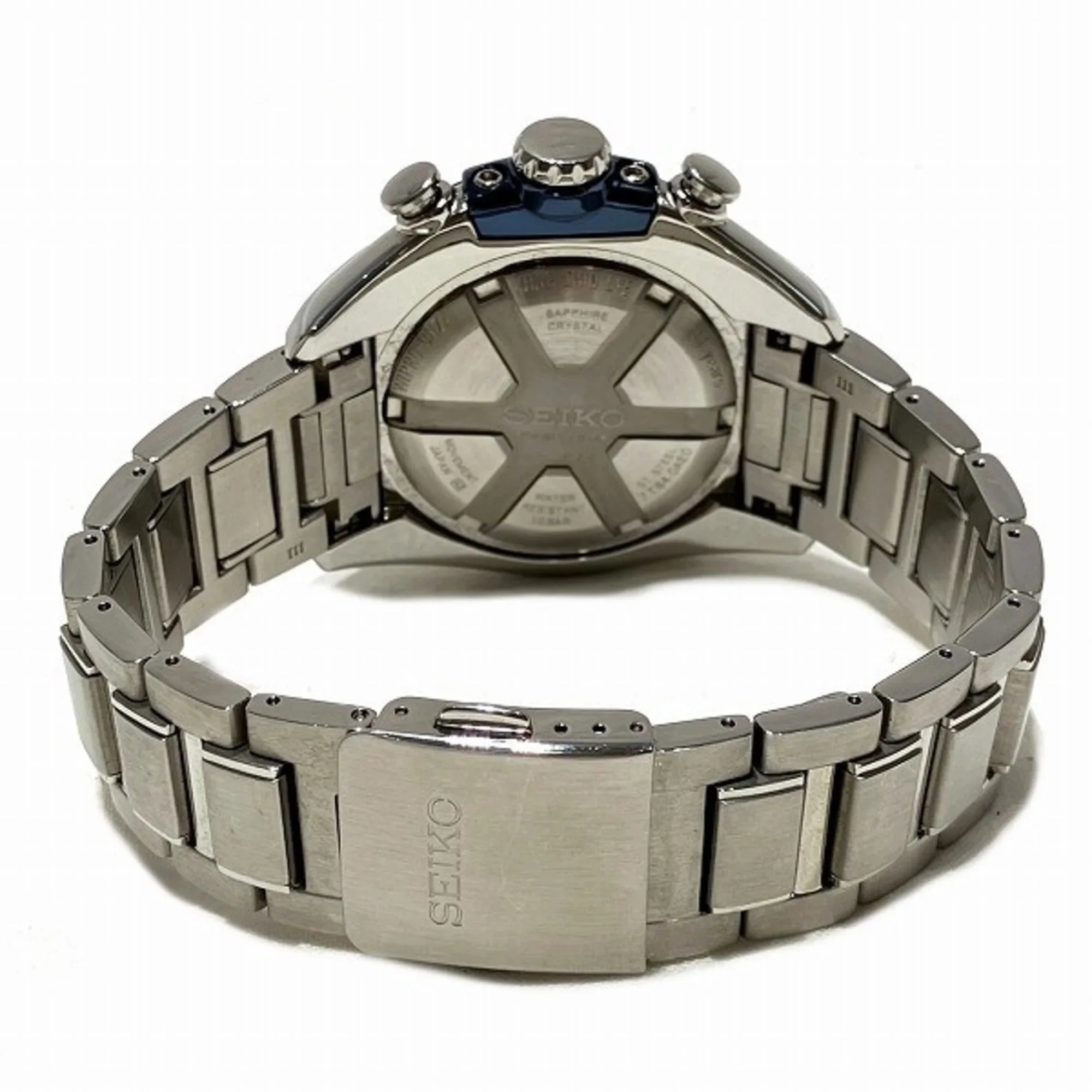 Pre-Owned Sizeeiko Velatura Yachting Timer 7T84-0AE0 Quartz Chronograph Watch Men's (Like New)