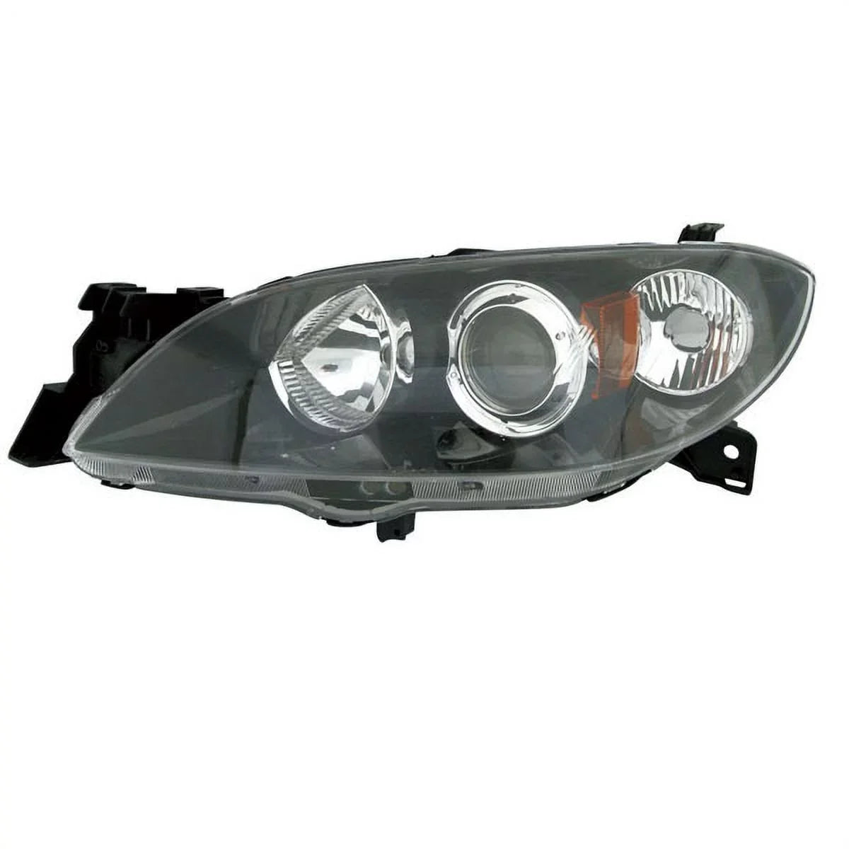 CAPA For 04-09 Mazda3 Front Headlight Headlamp Head Light w/o Bulb Driver Sizeide