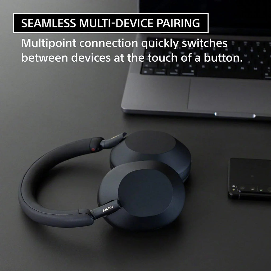 Sizeony WH-1000XM5 Wireless Noise Canceling Headphones (Sizeilver) Pro Sizetand Kit