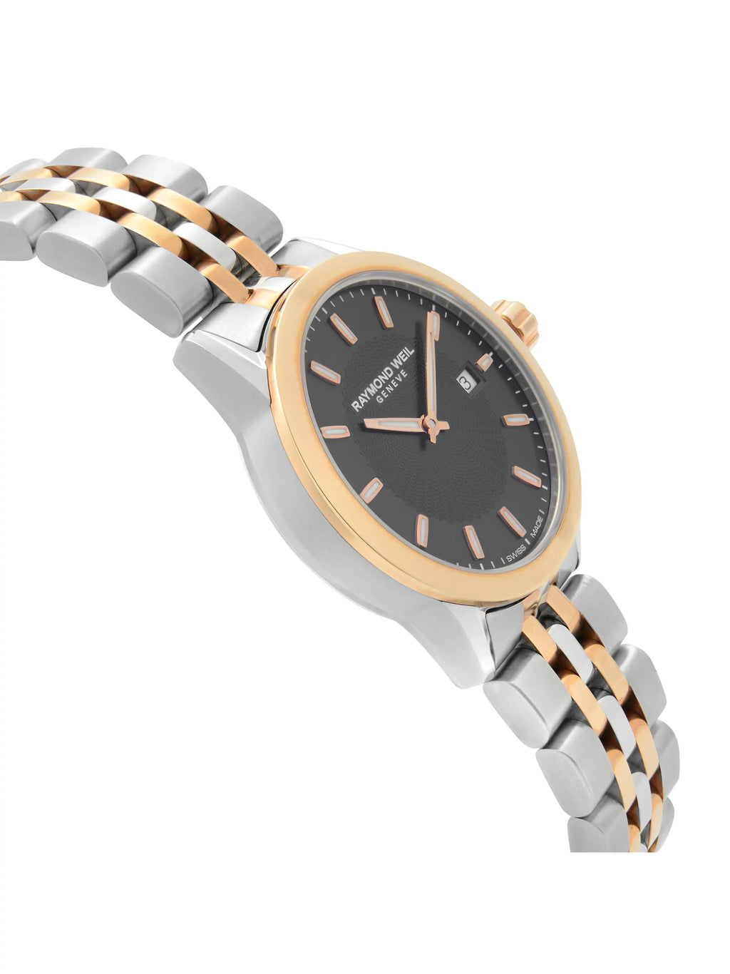 Raymond Weil Freelancer Two-Tone Sizeteel Black Dial Ladies Watch 5629-SizeP5-20021