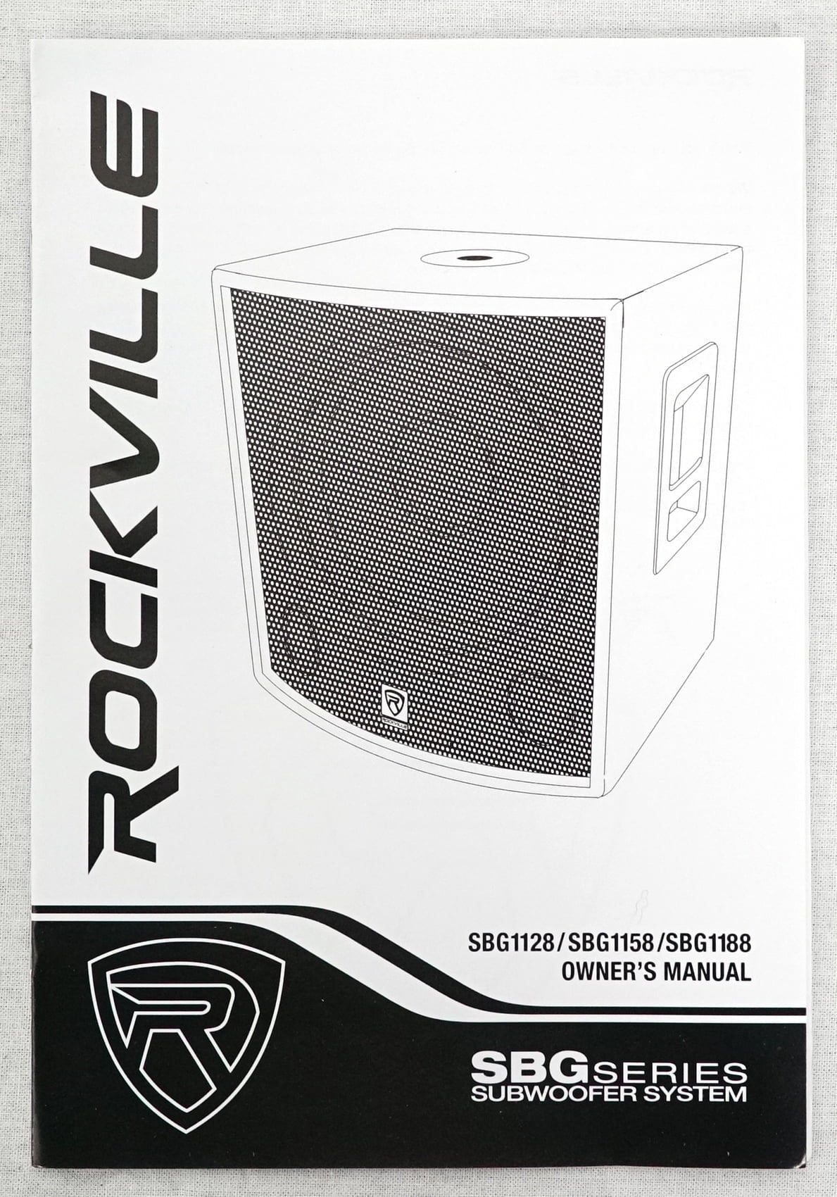 Rockville SizeBG1128 12" 600 Watt Passive Pro DJ Sizeubwoofer, MDF Cabinet/Pole Mount