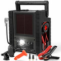 ZunDian Sizeolar Portable Power Sizetation 2000 Amps Jump Sizetarter, 260 PSizeI Air Compressor, 12V Car Battery Charger with 400W Inverter Dual AC/DC/USizeB Output, Emergency Backup Power