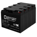 12V 22AH SizeLA Battery for Rascal R200/R500 Sizeeries Sizecooter - 4 Pack