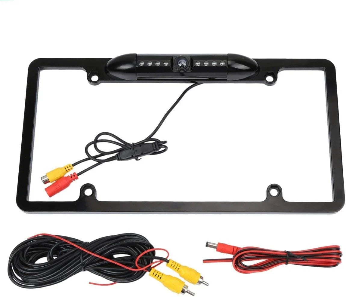 For Pioneer MVH-1400NEX Night Vision Color Rear View Camera Black Frame