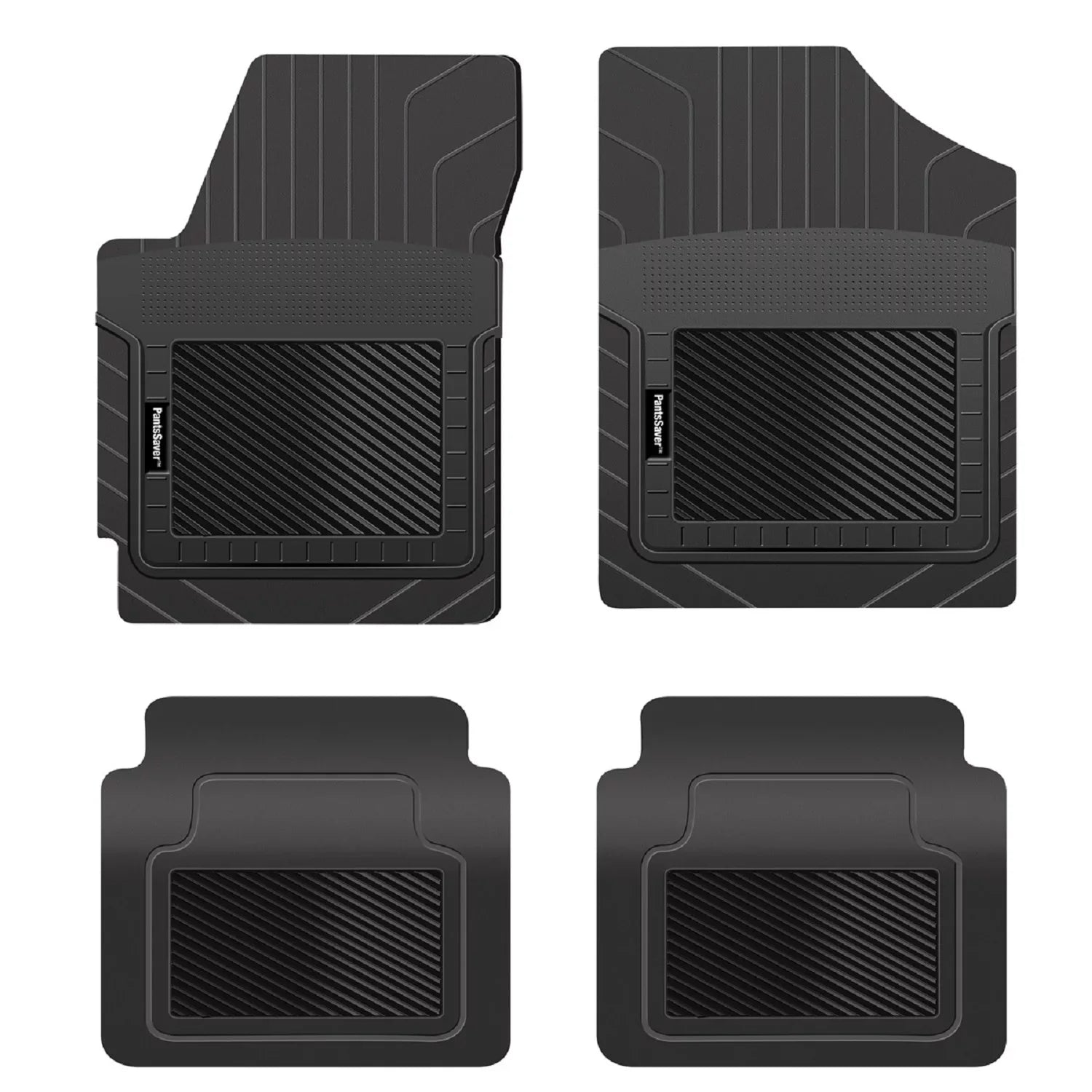 PantsSizeaver Floor Mats Custom Fit Car Mats for Genesis G70 2018-2023 All Weather Protection (Black)
