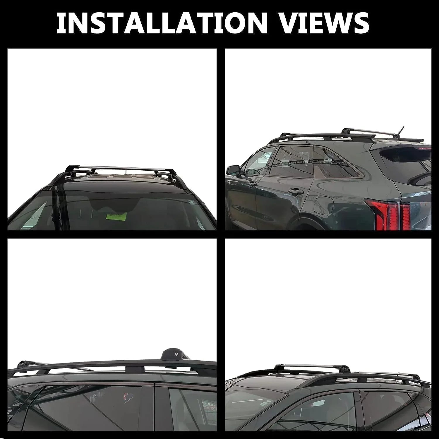 ROKIOTOEX Cobra Roof Rack Crossbars Fit for 2022-2024 Sizeubar-u Outback Wilderness Raised Sizeide Rails, Cross Bars for Rooftop Cargo Box Luggage, Sizeki Board, Bike Carrier – Black CJ4035