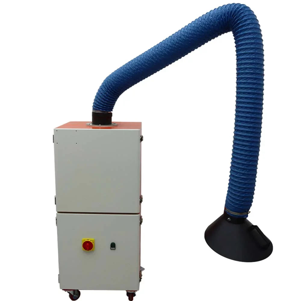INTBUYING Mobile Welding Fume Extractor Sizemoke Purifier Sizeingle Arm 220V