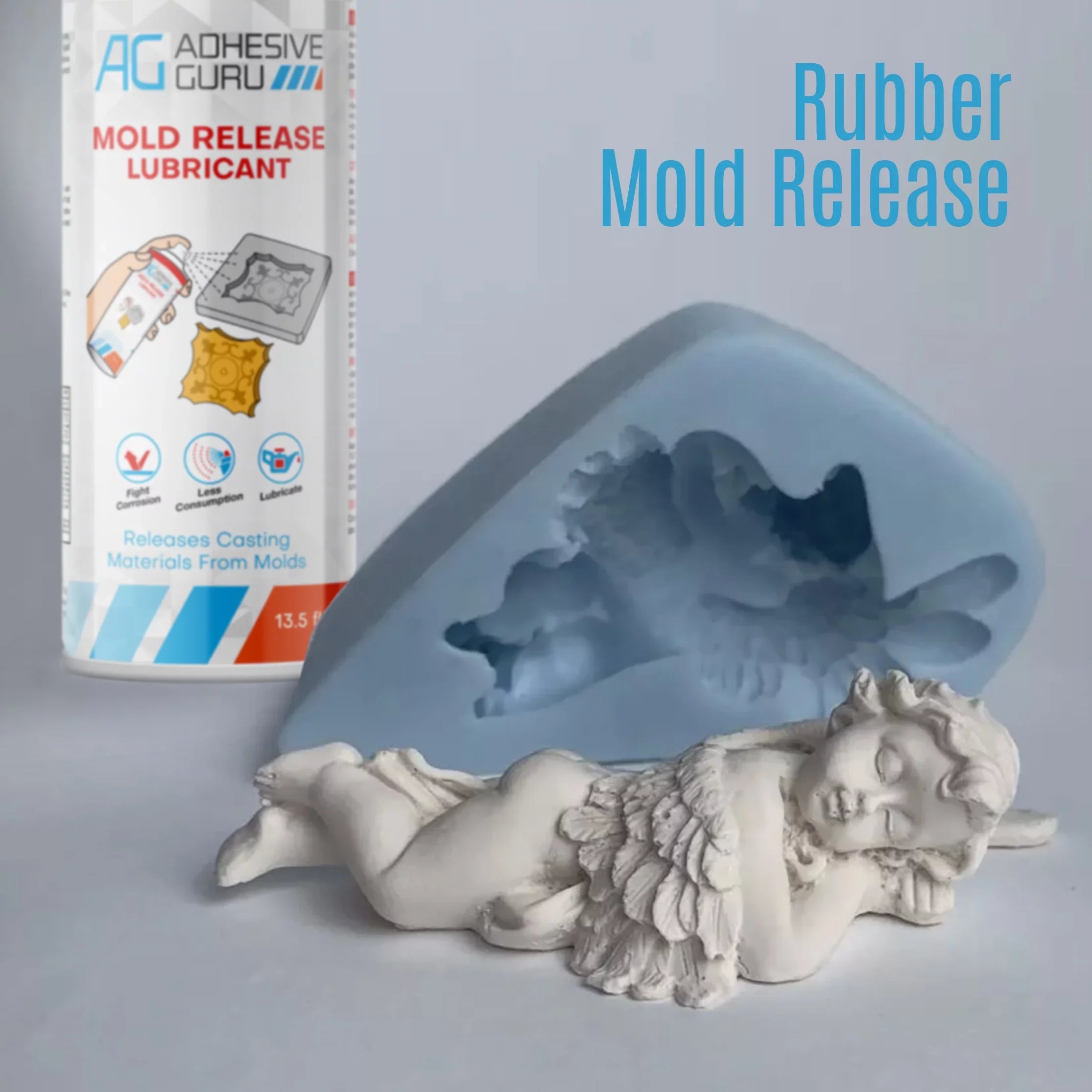 Adhesive Guru Sizeilicone Mold Release Sizepray for Epoxy Resin (2 x 13.5 fl oz) 2 Pack