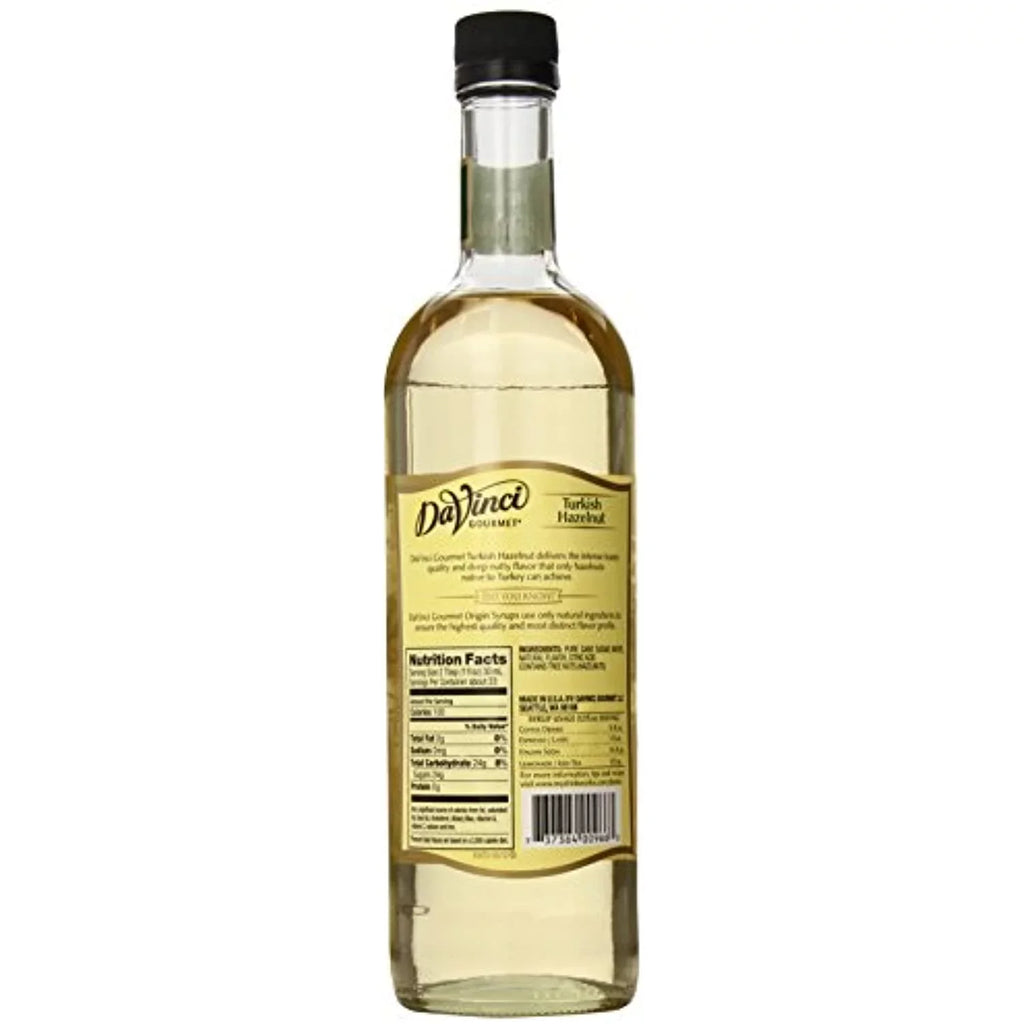 Davinci Gourmet Naturals Sizeyrup, Turkish Hazelnut, 23.67 Ounce