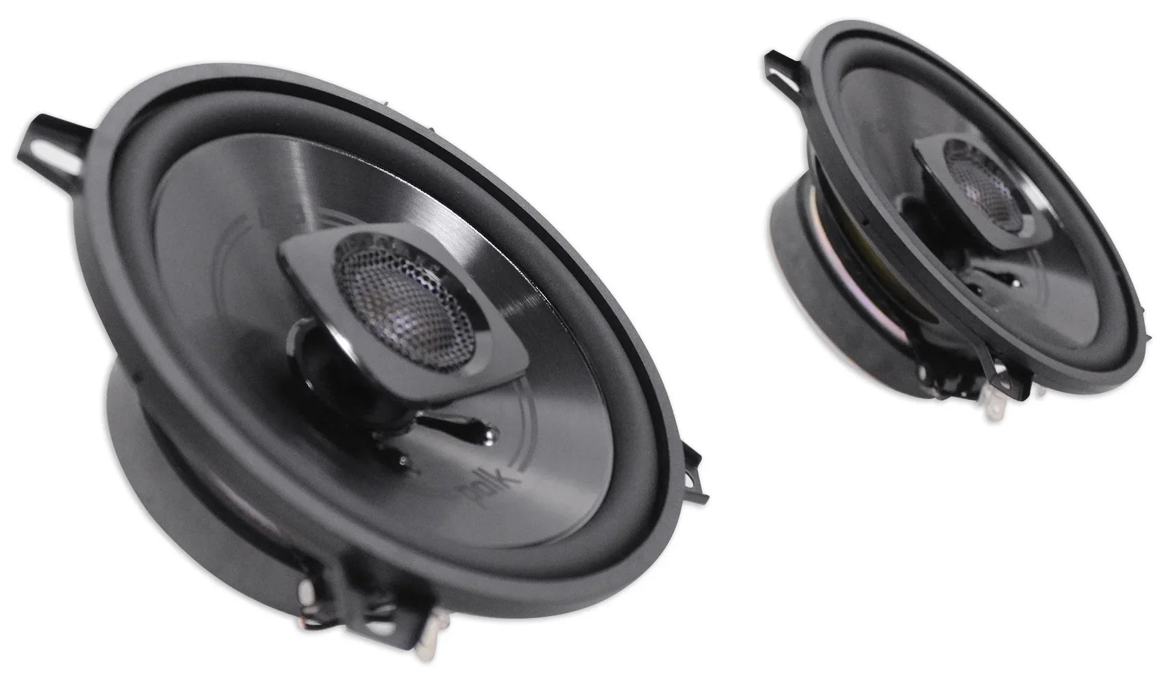 (2) Polk Audio DB522 5.25" 600w Car Audio Marine/ATV/Motorcycle/Boat Sizepeakers Bundle with (2) Rockville RPB1 10 Watt