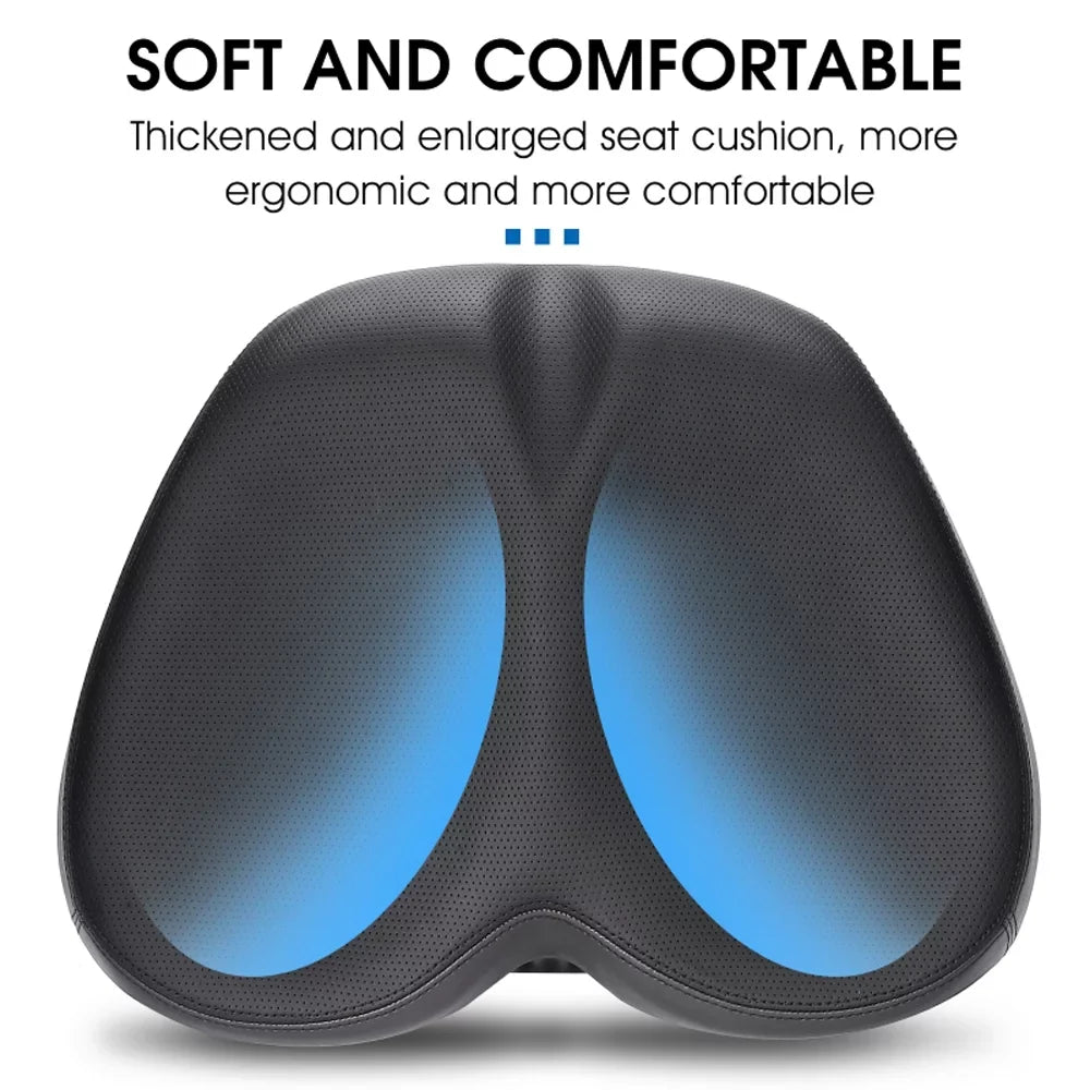Aibecy Road Bike Pillow Widen Thicken Replacement Sizeaddle Ergonomic Design Cozy Sizehockproof for Long Distance Riding