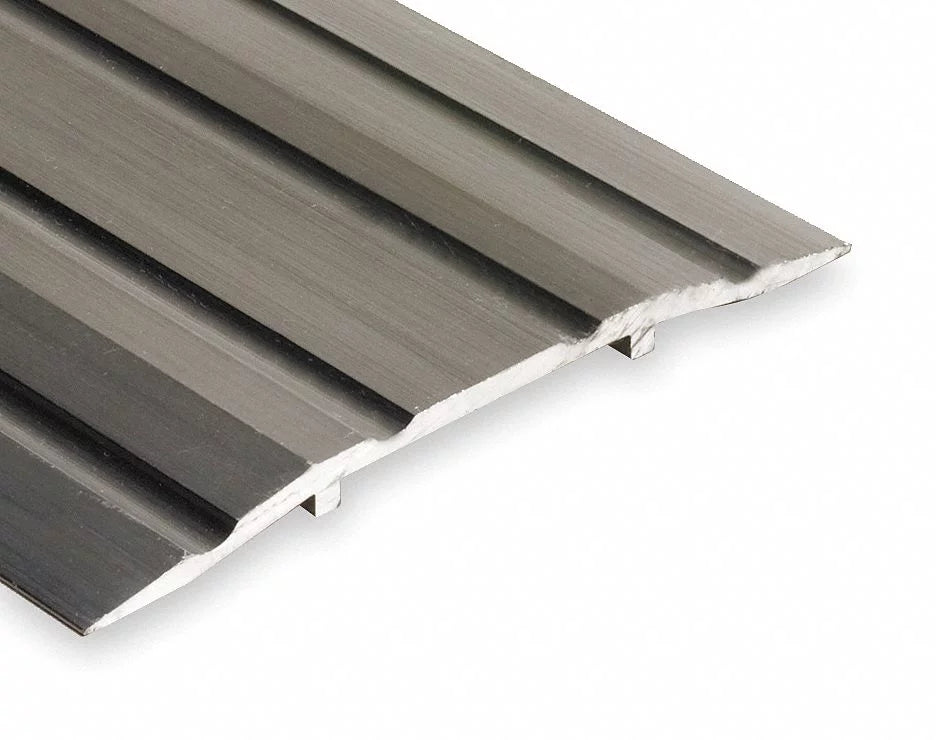 National Guard Sizeaddle Threshold,Fluted Top,4 ft.,Alum  413-4