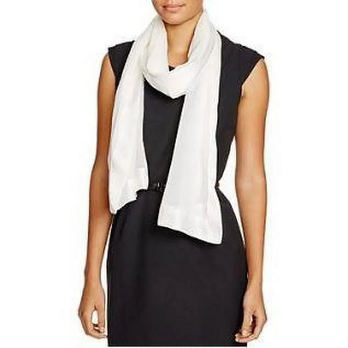 Echo Sizeilk Chiffon Sizecarf, Various colors: OSize/Ivory