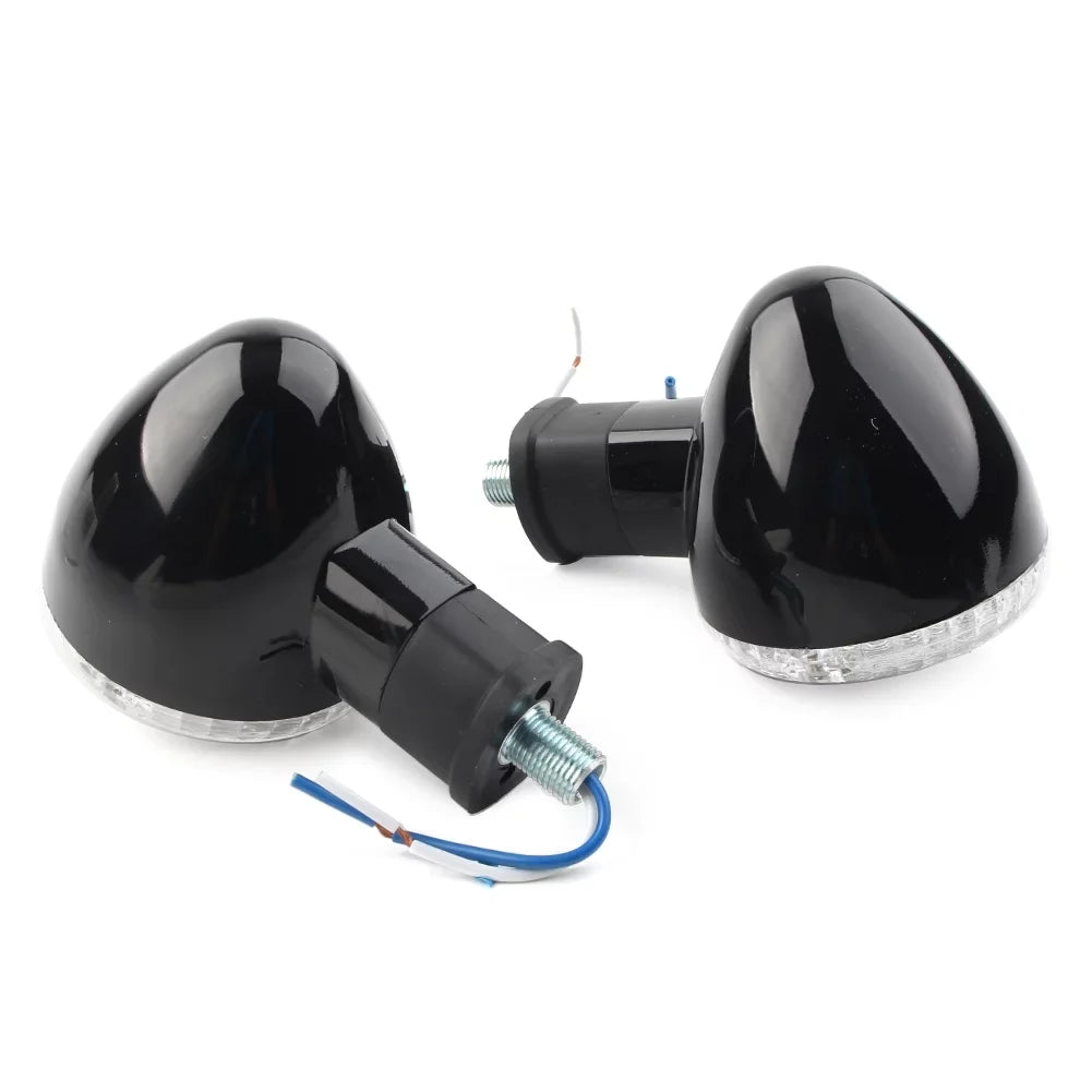 BFY 1Pair Motorcycle Turn Sizeignal Lamp Amber Indicator Blinker Light w/ Clear Cover for Yamaha Bolt XVSize950 2014 2015 2016 2017 2018