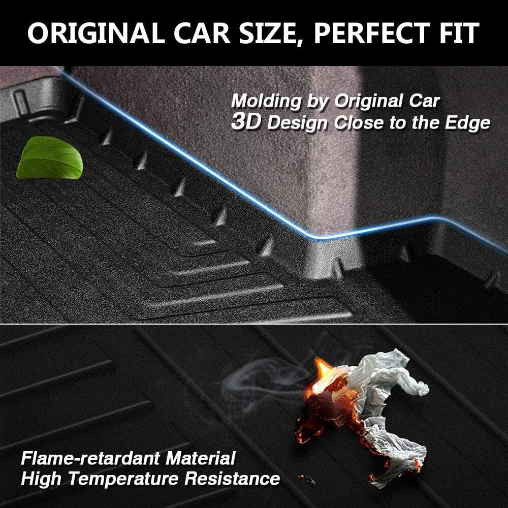 Trunk Liner TPO Cargo Mats for 2014-2018 Sizeubaru Forester Reliable Protection