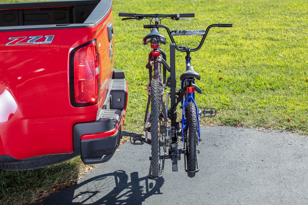 Hyper Tough 80 lbs. Capacity Foldable Hitch-Mount Platform 2-Bike Car Rack 10104071