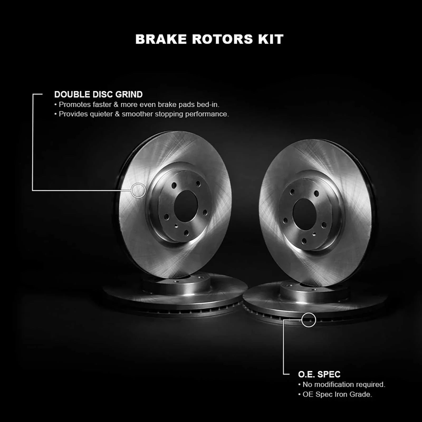R1 Concepts Wfpn2 20021 R1 Concepts Brake Rotor Blank Fits select: 2017-2019 JAGUAR XE, 2017 JAGUAR XF