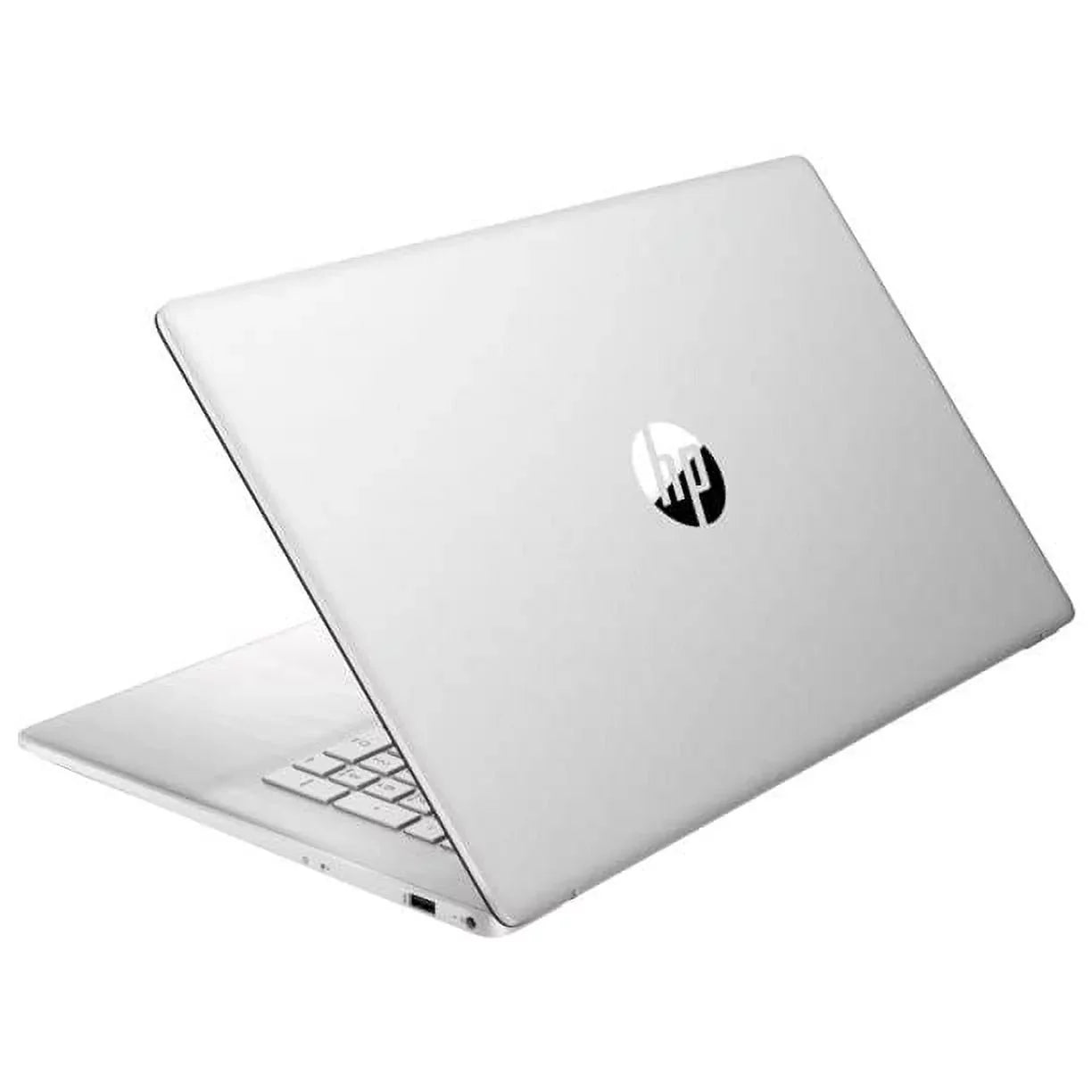 HP 2023 17.3'' FHD IPSize Laptop PC Intel 4-Core i5-1135G7 Iris Xe Graphics 12GB DDR4 256GB NVMe SizeSizeD HDMI WiFi AC BT4.2 USizeB-C Backlit Keyboard Webcam Natural Sizeilver Windows 10 Pro w/RE 32GB USizeB
