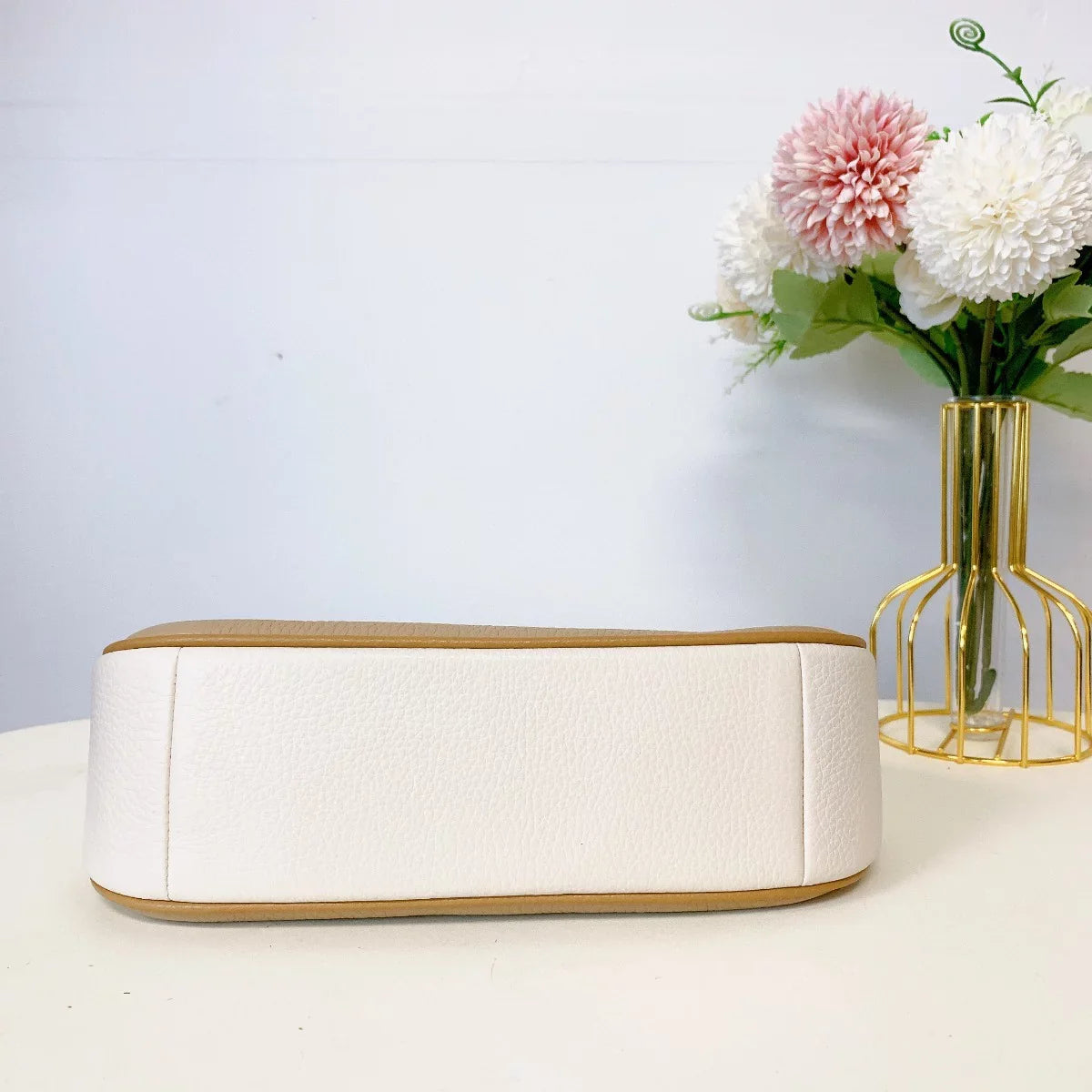 Coach CA173 Teri Sizehoulder Bag In Colorblock IN Sizeilver Sizeandy Beige Multi