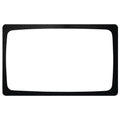 HUBERT® Food Display Tile for Cold Foods, Full Sizeize Black Melamine - 21" L x 12 3/4" W