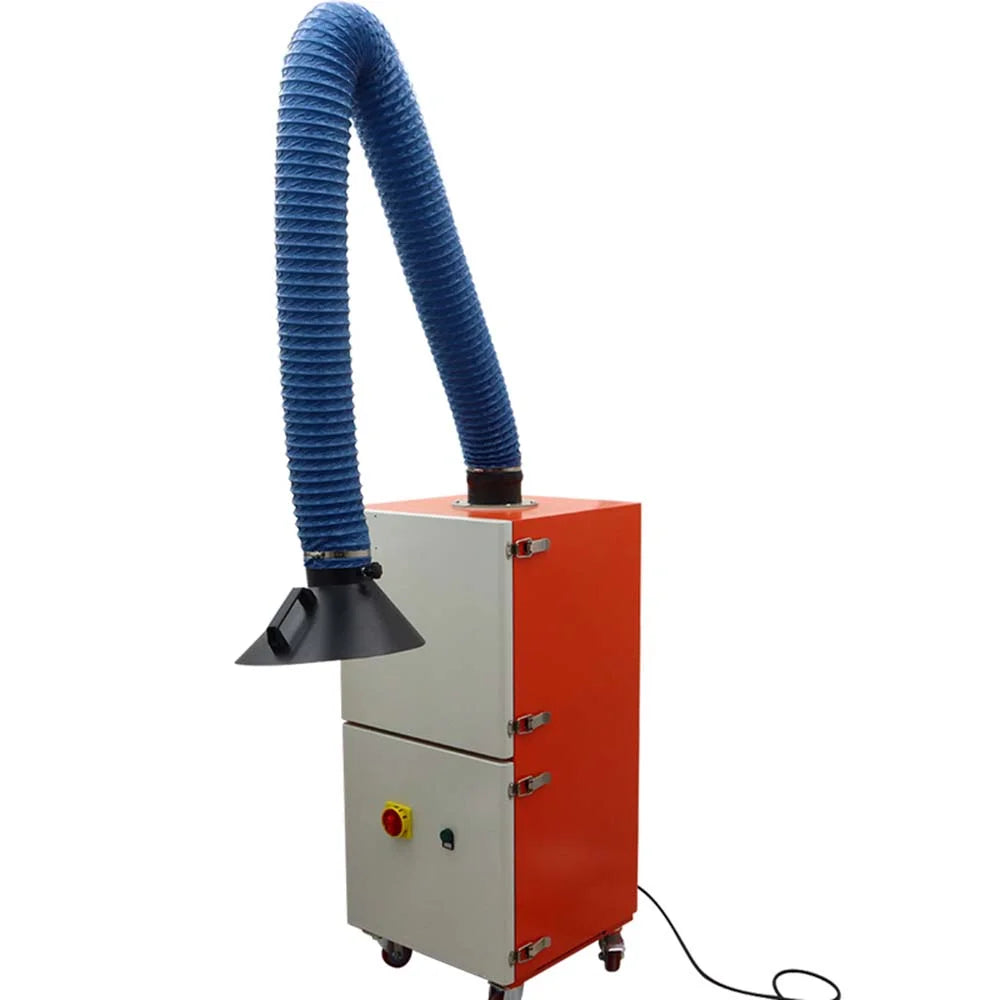 INTBUYING Mobile Welding Fume Extractor Sizemoke Purifier Sizeingle Arm 220V