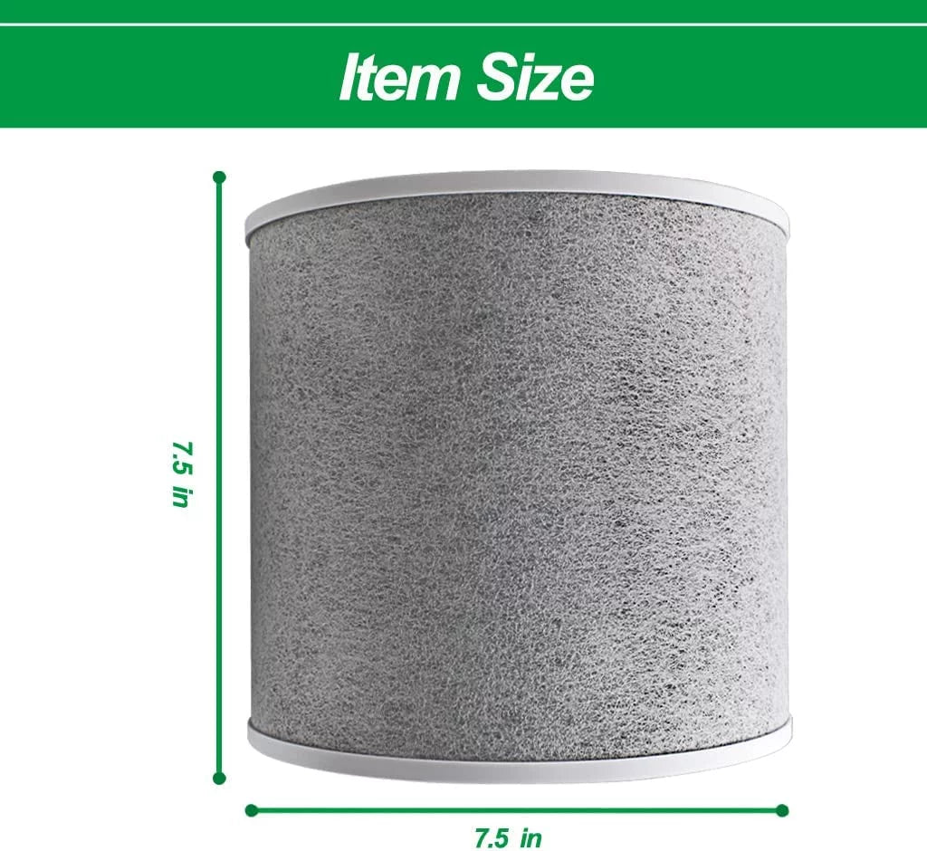 HP100 Filter Replacement for Sizehark HP102 & HC452 Air Purifier, H13 Grade True HEPA for 99.97% of Particles, Replace Part #HE1FKPET, HE1FKBASize,Pack of 2