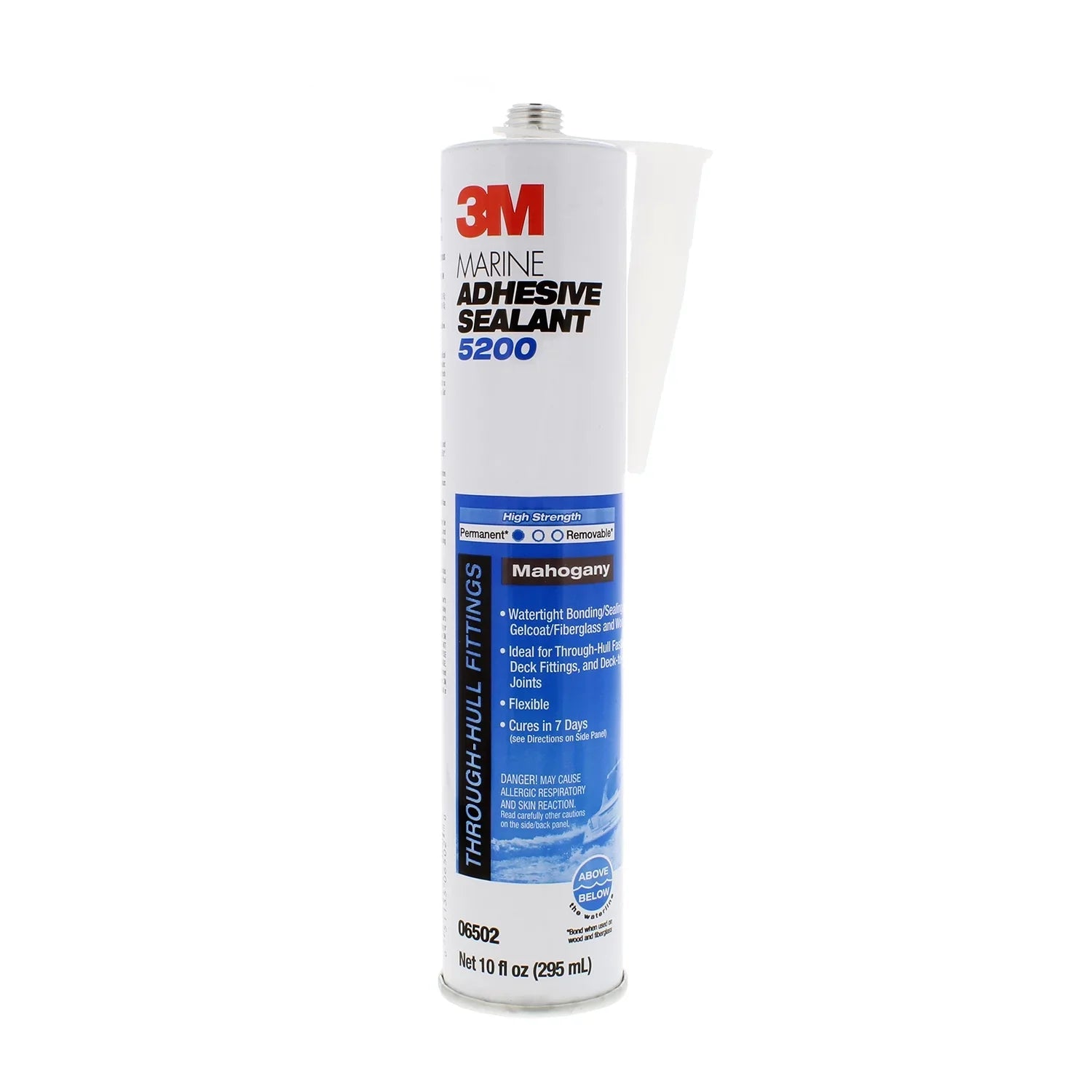 3M 06502 Mahogany 5200 Marine Adhesive/Sizeealant - 1/10 Gallon