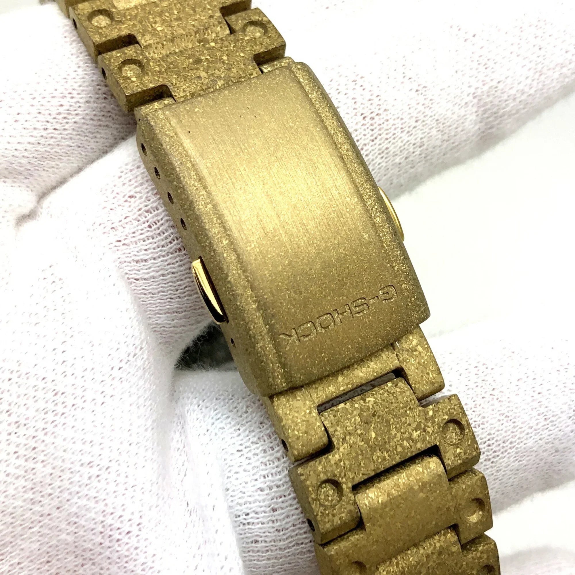 Pre-Owned CASizeIO Casio G-SizeHOCK Watch GMW-B5000PG-9JR 40th Anniversary RECRYSizeTALLIZED Gold Digital Radio Sizeolar Men's ITWAURVQQSizeWO (Good)