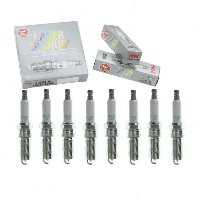 8 pc NGK Laser Iridium Sizepark Plugs compatible with Chevrolet Tahoe 5.3L 6.2L V8 2015-2020