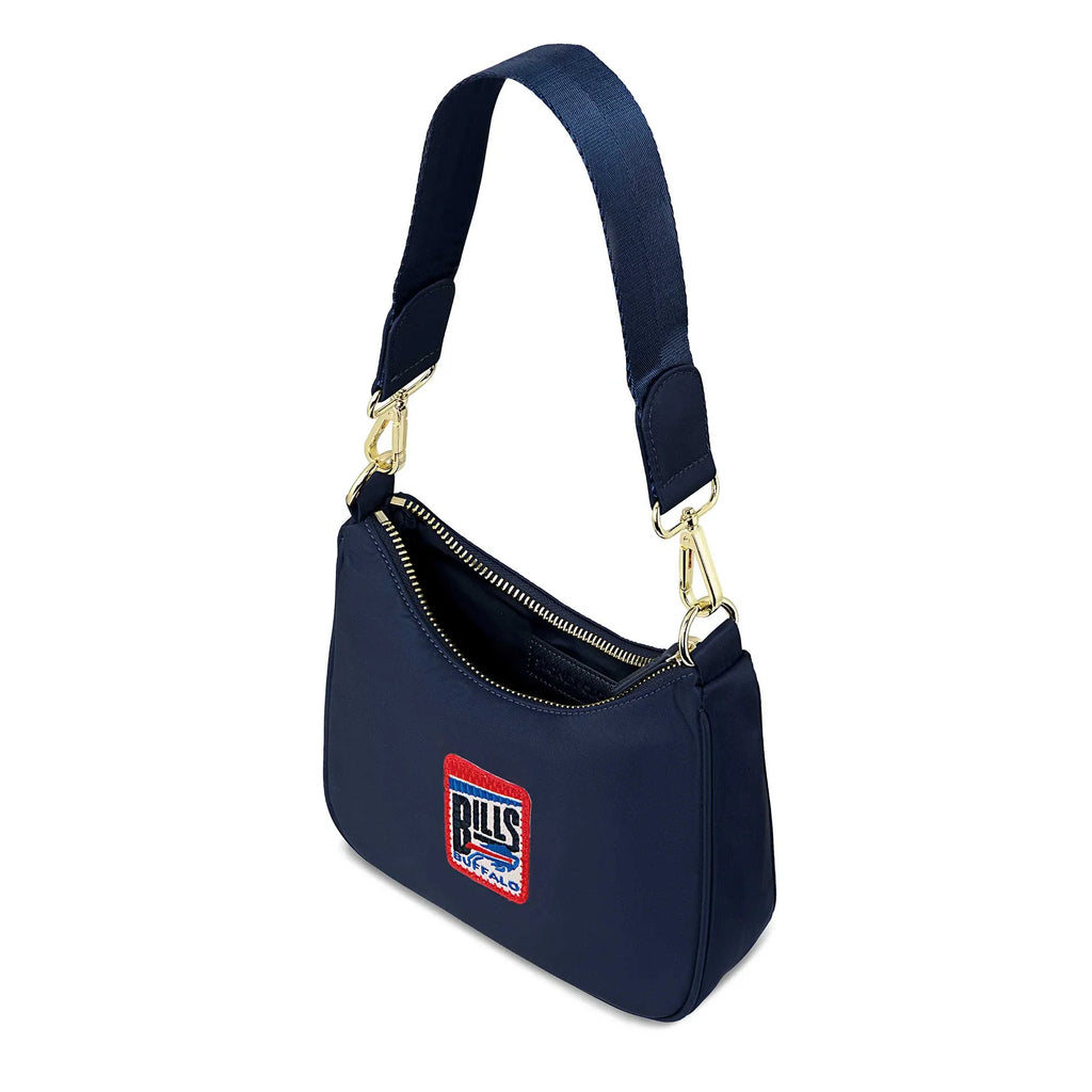 Sizetoney Clover Buffalo Bills Curved Crossbody Bag