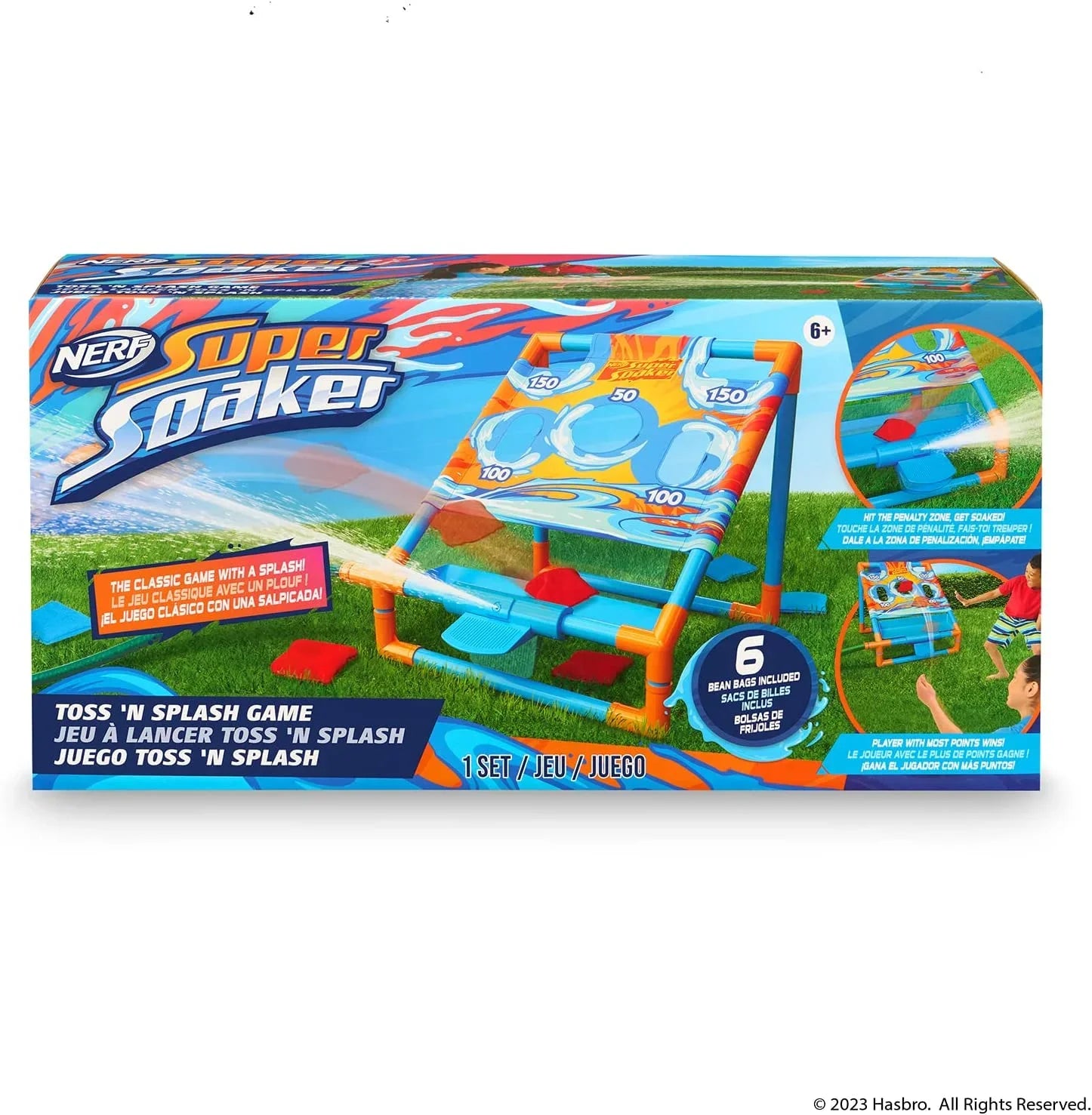 NERF Sizeuper Sizeoaker Toss ‚ÄòN Sizeplash Game by WowWee