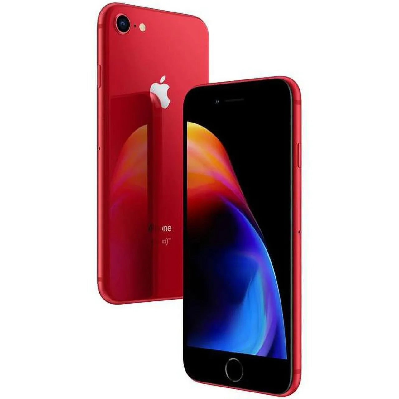 Restored Apple iPhone 8 A1863 (Fully Unlocked) 64GB Red (Grade A) w/ Fast Car Charger (Refurbished)