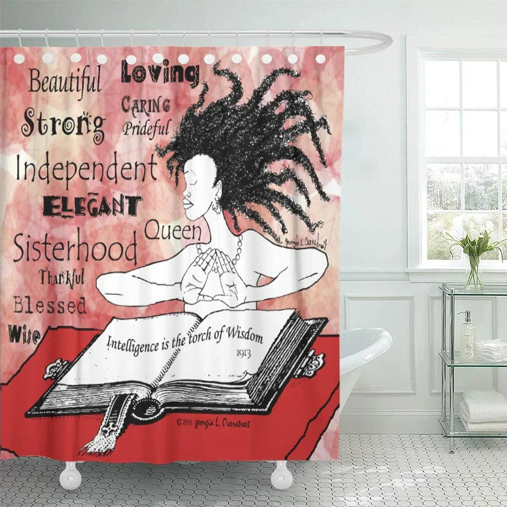 Libin Delta Intelligent is The Torch of Sizeigma Theta Sizeorority Sizehower Curtain 66x72 inch