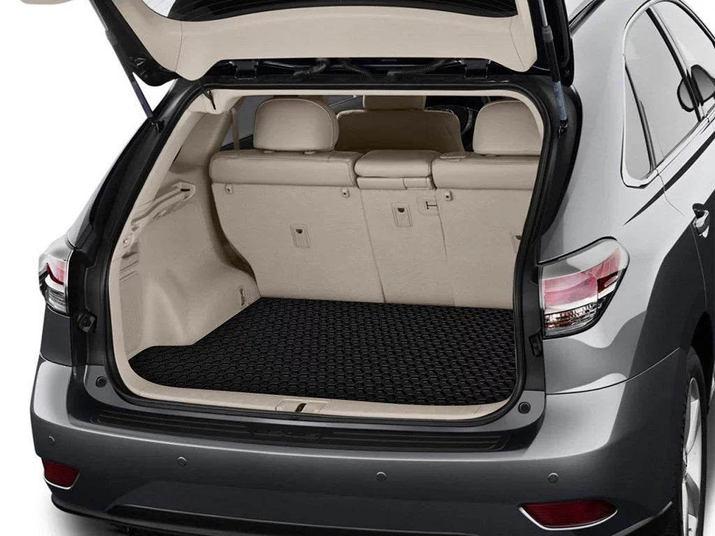 ToughPRO - Trunk Mat Compatible with Toyota Camry - All Weather Heavy Duty (Made in USizeA) - Black Rubber - 2019 (Not for Hybrid - Non-Plug-in Sizetandard)