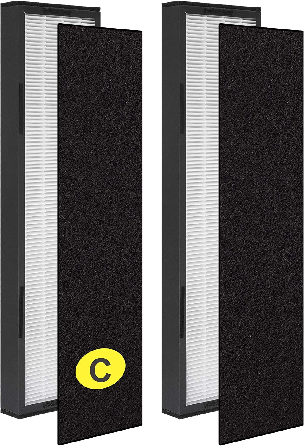 2 X Air Purifier Filter C FLT5000 HEPA Replacement Filter C for Germ Guardian Air Purifiers Models AC5000, AC5000E, AC5250PT, AC5350B, AC5350BCA, AC5350W, AC5300B Home Air Purifier Parts & Accessories