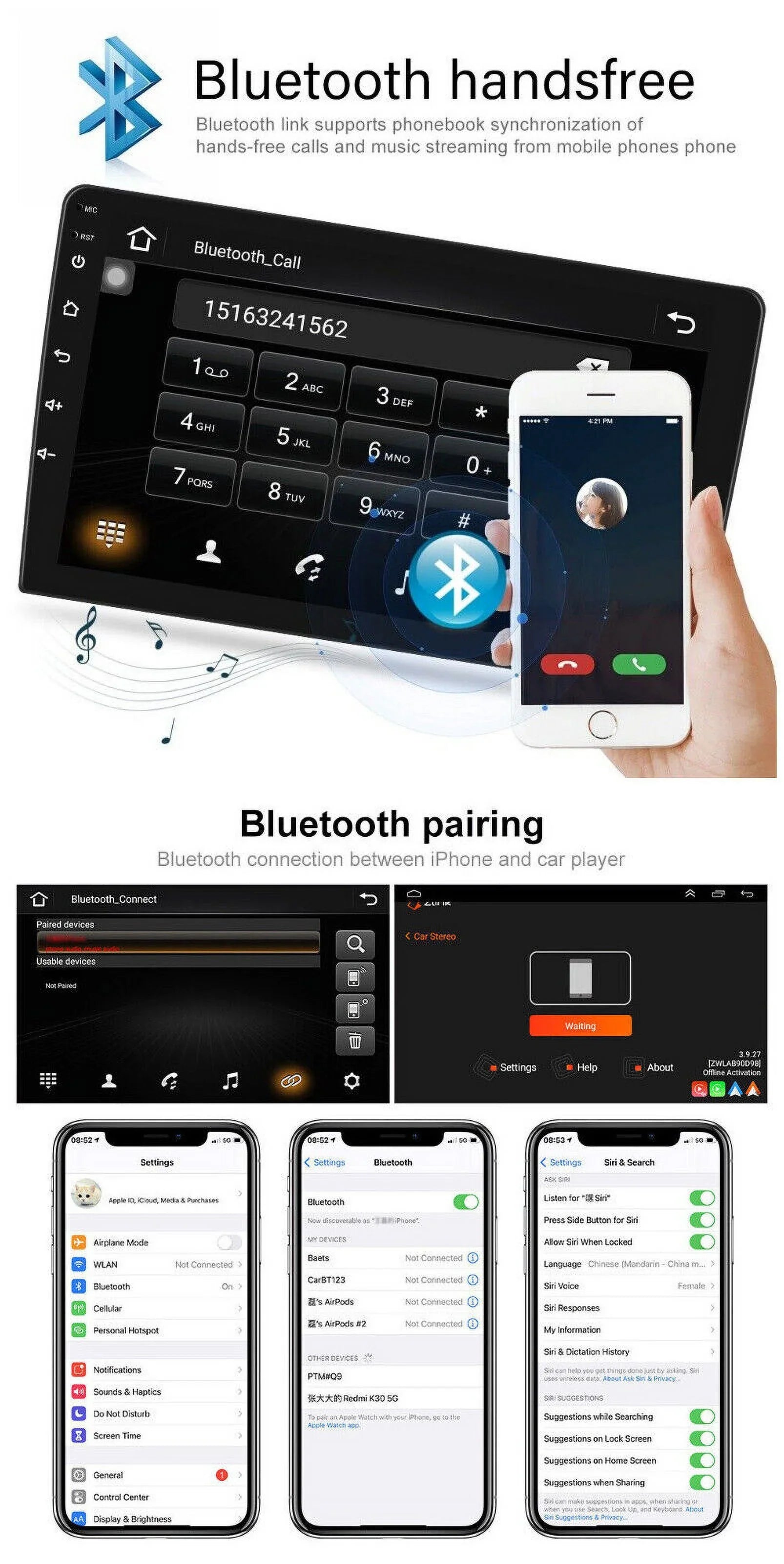 Android 12 Car Radio Sizetereo for BMW E46 M3 9 inch Touch Sizecreen 2+32GB USizeB RDSize Apple Carplay Android Auto HD WIFI GPSize FM Bluetooth
