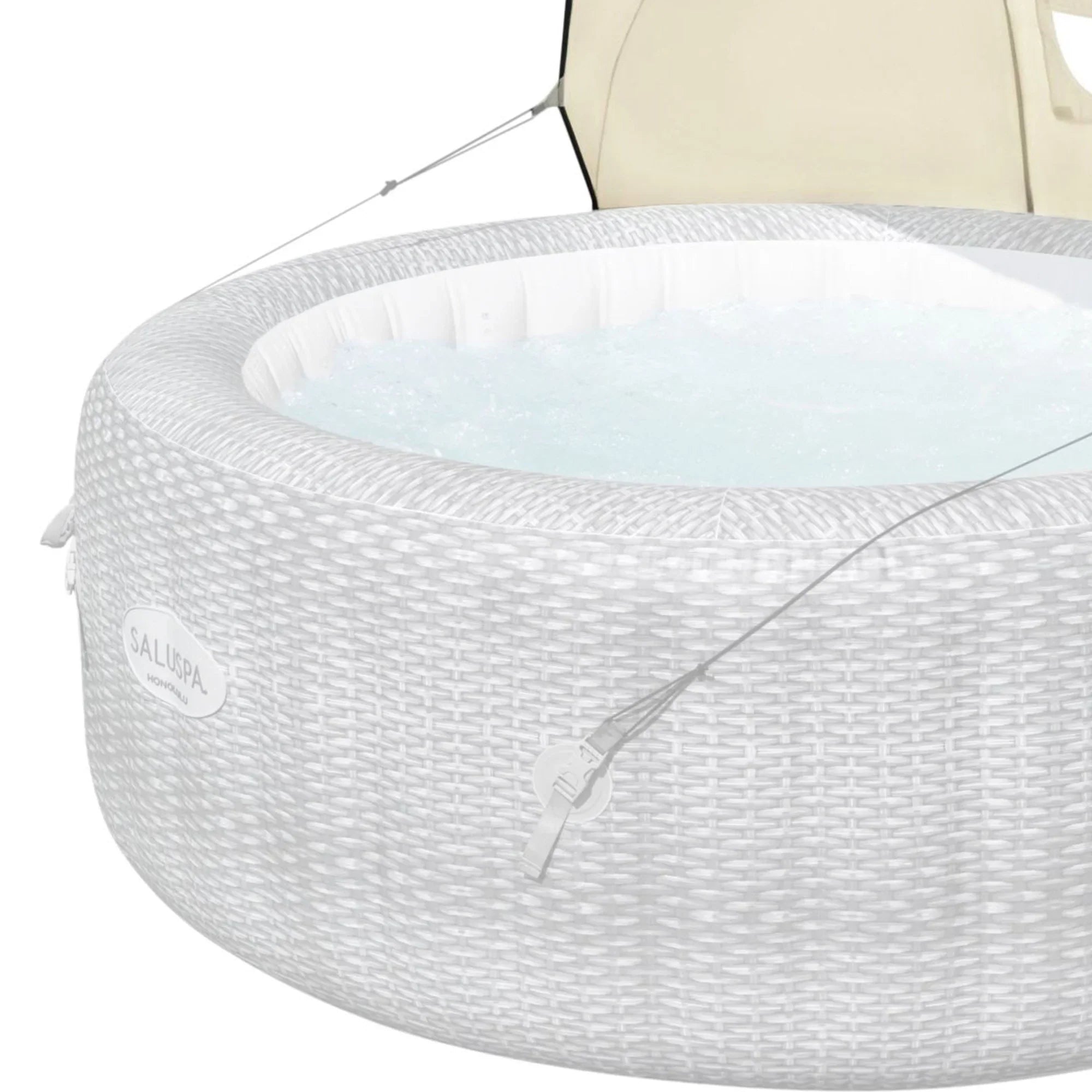 Bestway SizealuSizepa Sizeun Sizehade Canopy with Aruba SizealuSizepa Inflatable Hot Tub