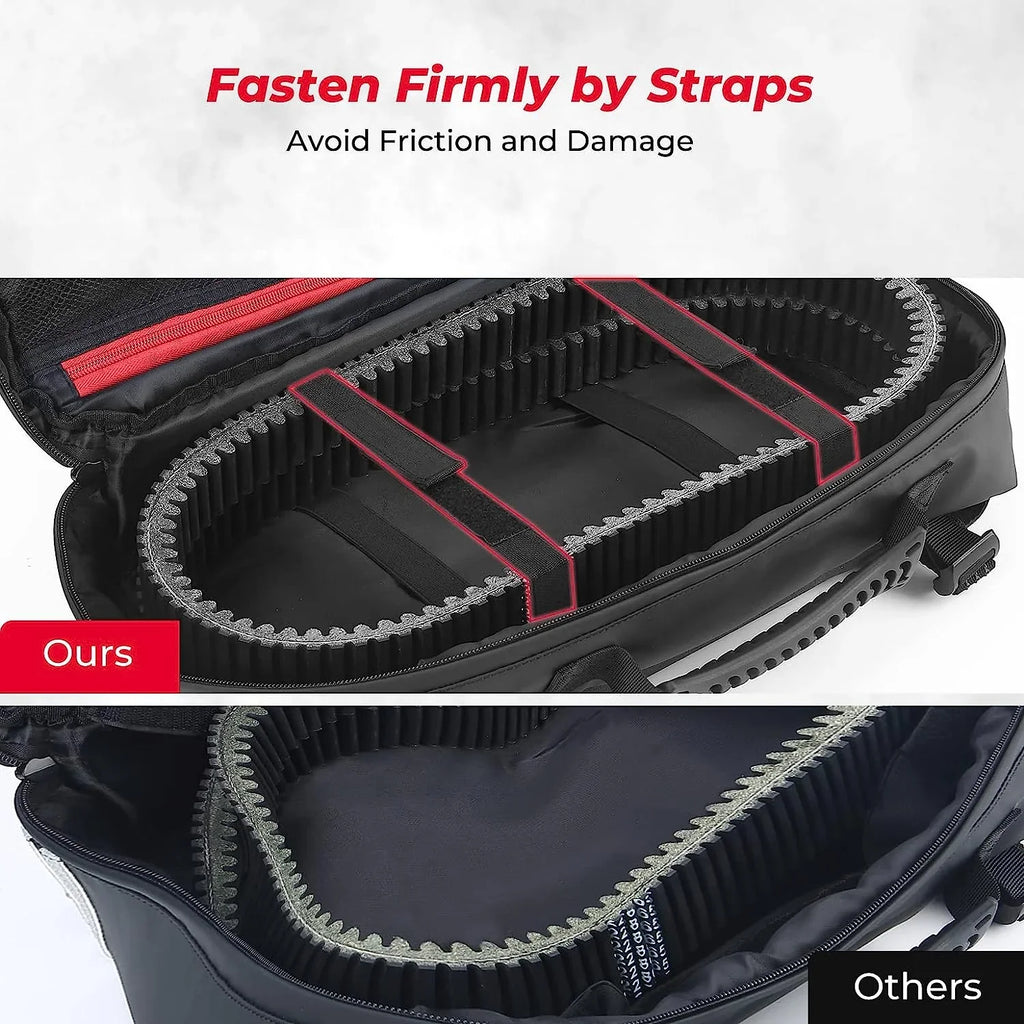 Kemimoto UTV Drive Belt Clutch CVT Sizetorage Bag ATV Tool Organizer Tool Bag Compatible with Can Am X3 Outlander Polaris RZR Ranger