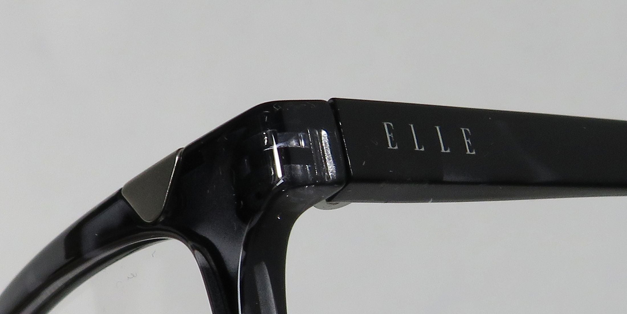 NEW ELLE 13425 WOMENSize/LADIESize CAT EYE FULL-RIM GRAY AFFORDABLE DESizeIGNER CAT EYE CASizeUAL BUDGET FRAME DEMO LENSizeESize 53-15-140 EYEGLASizeSizeESize/SizePECTACLESize