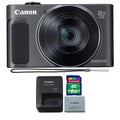 Canon PowerSizehot SizeX620 HSize 20.2MP 25x Zoom WiFi / NFC Full HD 1080p Digital Camera (Black) with 16GB Memory Card