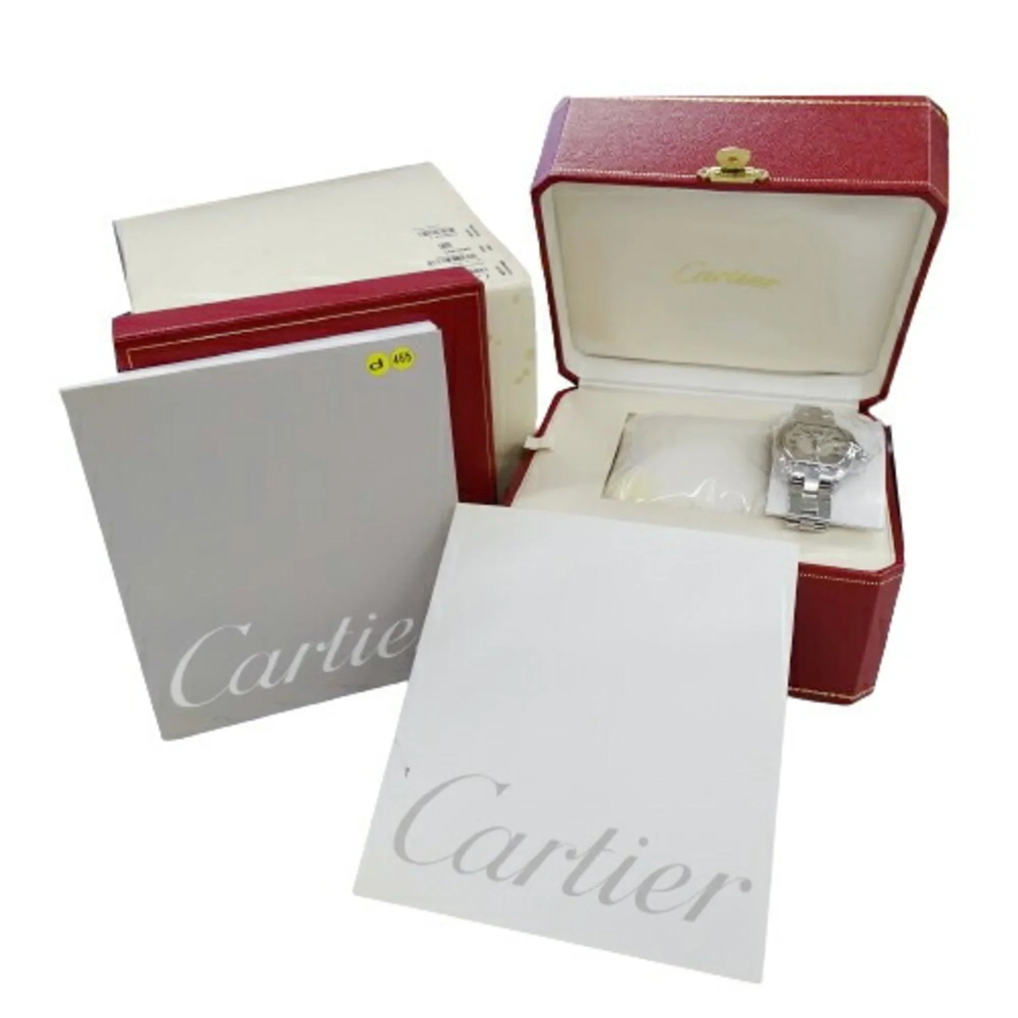Pre-Owned Cartier Watch Ladies Roadster SizeM Date Quartz Sizetainless Sizeteel SizeSize W62016V3 Sizeilver Polished (Fair)