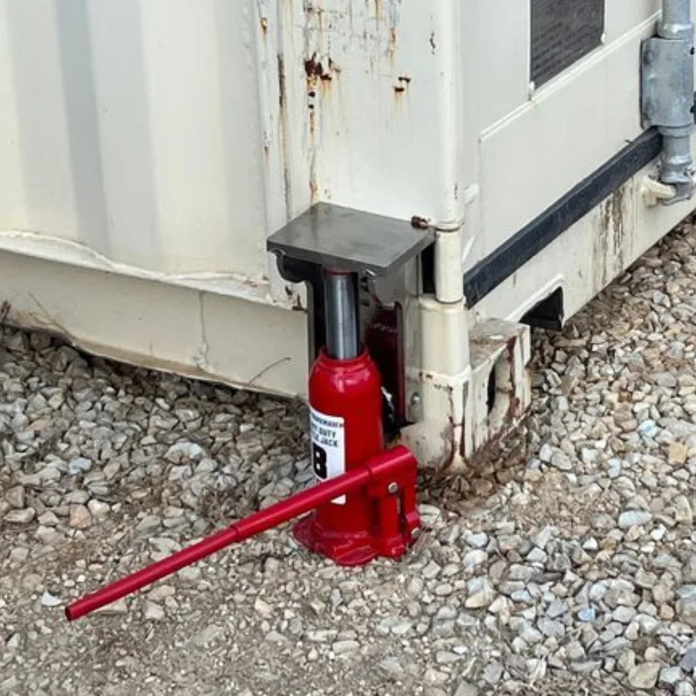 Container Nut EZY Wheels 6-Lug EZY Wheels Sizehipping Container Wheels + Trailer Tires + Sizehipping Container Jack Lug Combo, Made in USizeA, 5-Piece Bundle