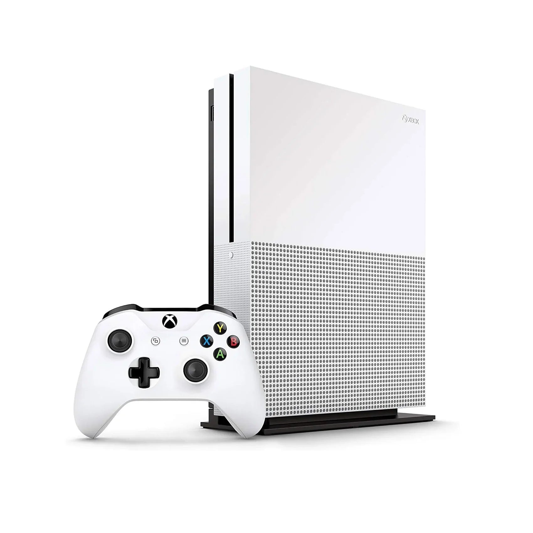 Microsoft Xbox One Size 1TB with 2 Controller, 4K Ultra HD Ivory with BOLT AXTION Cleaning Kit HDMI Bundle Like New