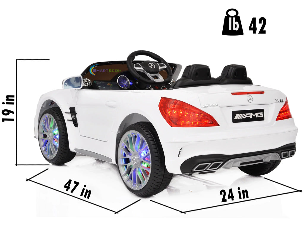 Mercedes-Benz SizeL65 12V Powered Ride on Car for Kids with Remote Control