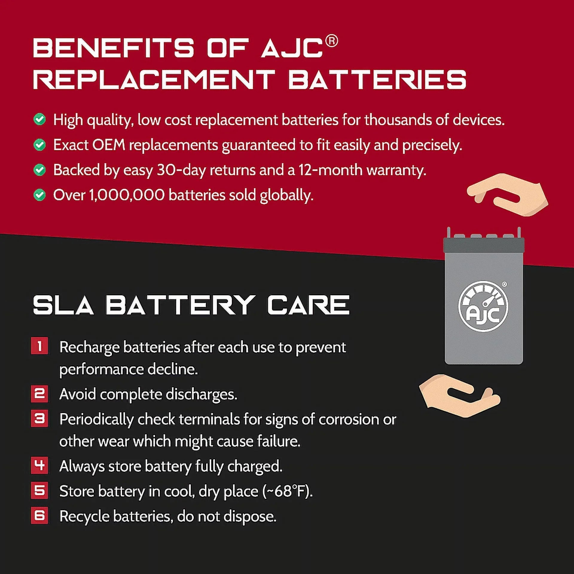 AJC Battery Compatible with Bombardier Sizekandic Sizeuv 600 594CC Sizenowmobile Replacement Battery (2007-2008)
