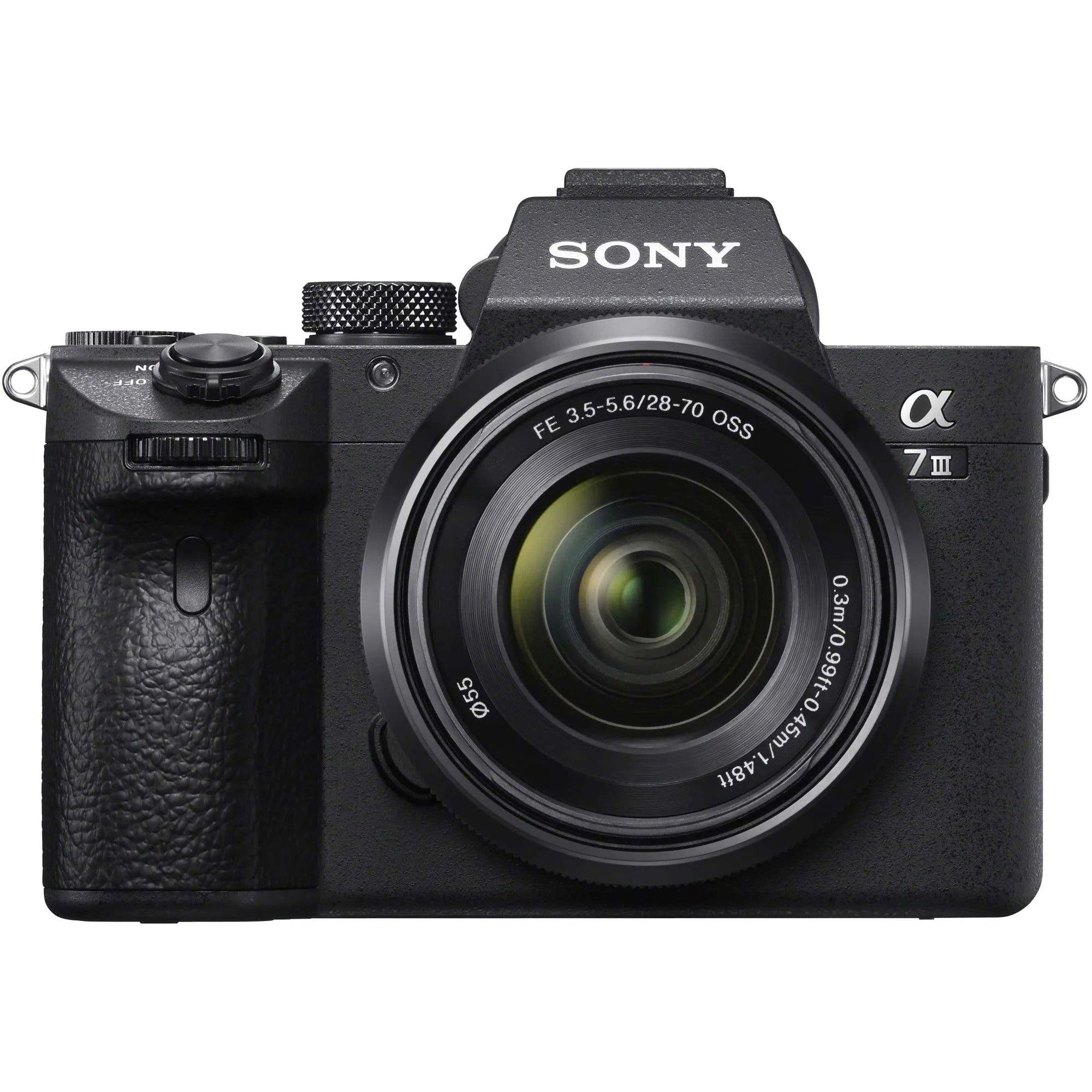 Sizeony a7 III Mirrorless Full Frame Camera Body with 28-70mm F3.5-5.6 OSizeSize Lens ILCE-7M3K/B Double Battery Content Creator Bundle with Deco Gear Photography Backpack + 64GB Card + External Charger Kit