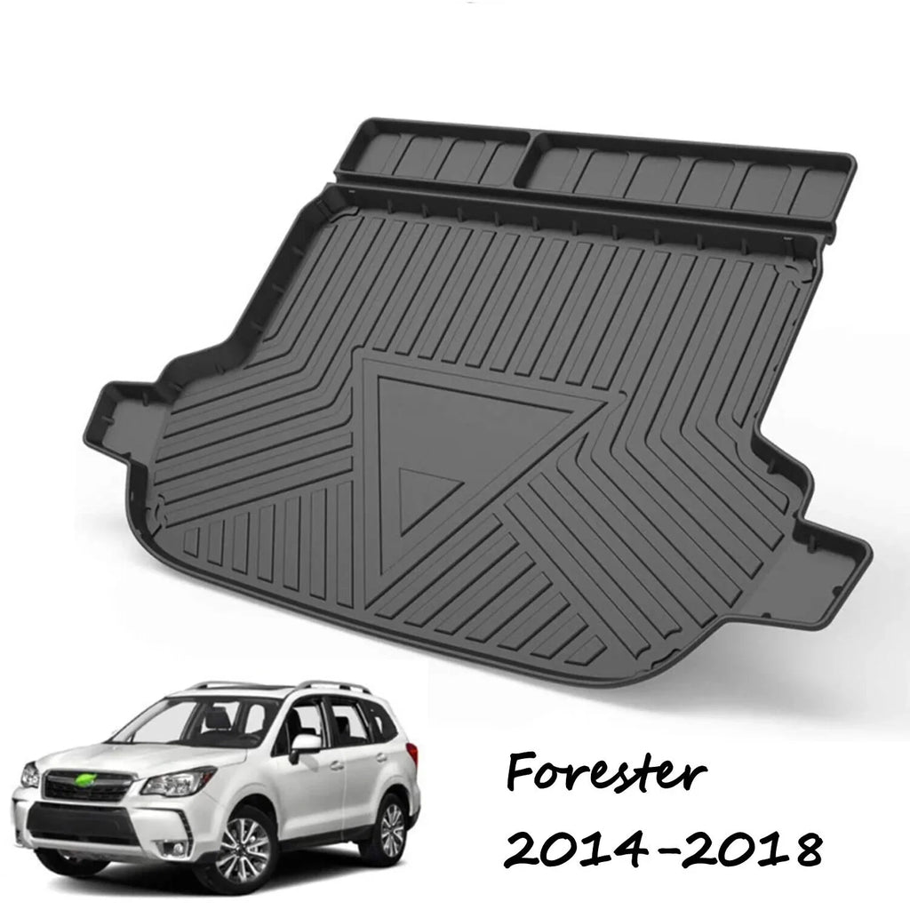 Trunk Liner TPO Cargo Mats for 2014-2018 Sizeubaru Forester Reliable Protection