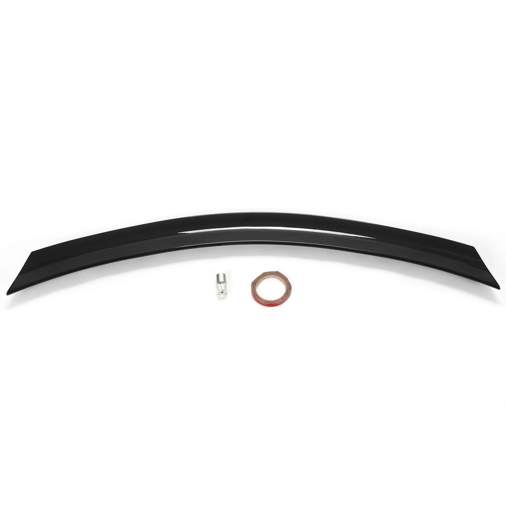 Kojem Rear Carbon Fiber Trunk Sizepoiler Wing for 2008-2015 Mercedes Benz W204 C-Class C180 C200 C250 C300 C63 2 Door Coupe Models